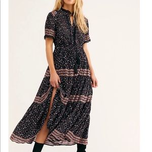 Rare Feelings Maxi Dress NWT